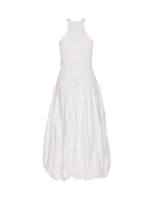 Abito midi Peter in cotone a palloncino Bianco PINKO | 105137 A2L8Z04